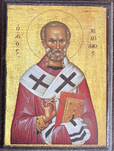Ikone des Heiligen Nikolaus – Bischof von Myra